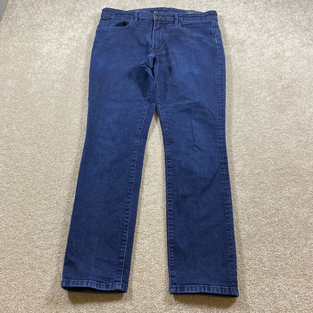 Bonobos Jeans Mens 33x30 Dark Blue Stretch Slim Straight Denim Pants